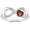 January, variant on Infinity Promise Ring 925 Sterling Silver Mother of An Angel Ring with September Birthstone Mothers Jewelry for Women Size 6