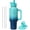 Green Blue, variant on BUZIO 40 oz Water Bottle Fits in Cup Holder Insulated Tumbler with Handle Water Flask with 2 Lids Wide Mouth Travel Mug,Deep Black