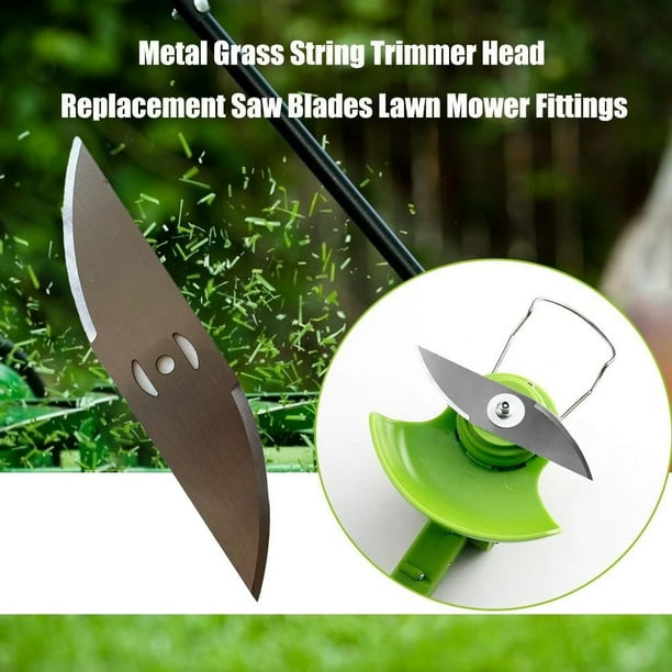 Metal grass trimmer outlet