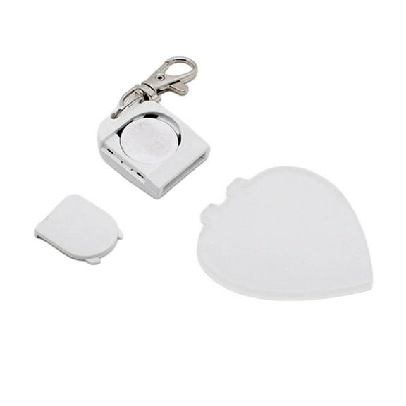 Clear Acrylic Sublimation Ornament Blanks Keychain with LED Light for and Christmas Decorations