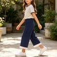 thumbnail image 5 of LvhaoGJOB Little Kids Girls T-Shirt and Pants Outfit Set - Elastic Waist, 5 of 6