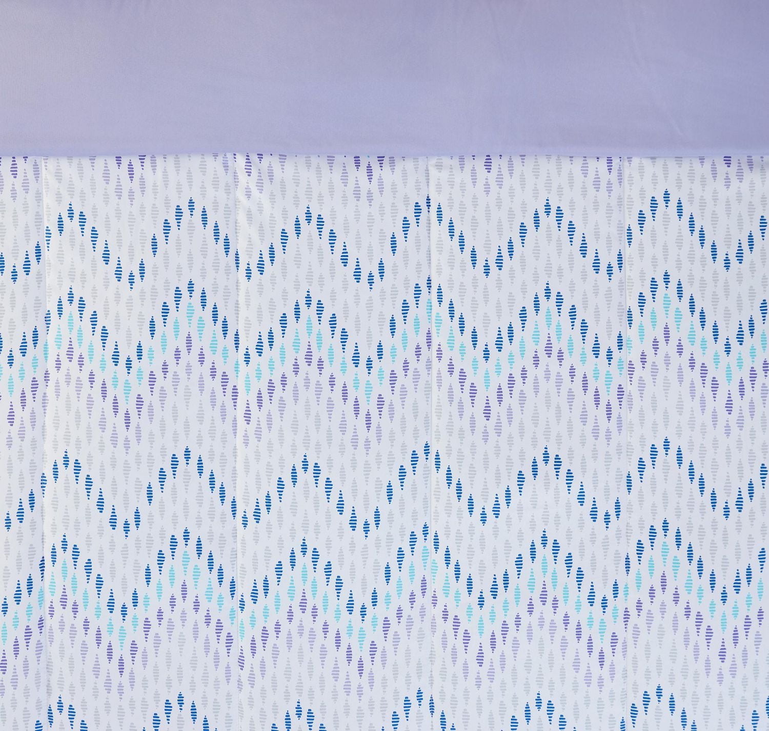Mainstays Triss Lilac Chevron Comforter Twin, 1 piece