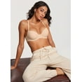 thumbnail image 4 of Women's Lightly Padded Balconette Bra Tshirt Supportive Demi Underwire Plus Size, 4 of 4