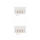 thumbnail image 1 of Bearachild Colgador trasero para puerta montado en la pared, gancho para bolso de ropa autoadhesivo, estante para el baño para el hogar, el dormitorio y la Blanco 2piezas Bearachild CBP442204, 1 of 5