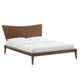 thumbnail image 2 of Modway Astra 44.5" Twin Modern Wood Grain Veneer Platform Bed in Walnut, 2 of 3