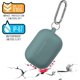 thumbnail image 5 of Estuche para Airpods Pro con llavero, accesorios de protección total de silicona para mujeres, hombres y niñas con estuche para Airpods Pro más reciente de Apple 2019, luz LED frontal visible azul, 5 of 5