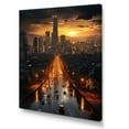 thumbnail image 2 of Designart "Mexico City In Future A Beautiful Cityscape" Cityscapes Wall Art Living Room, 2 of 5