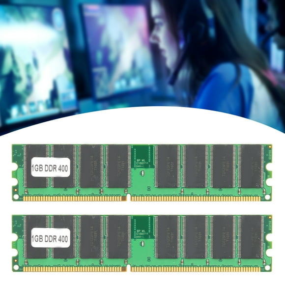 2Pcs 1GB 400Mhz PC-3200 Memory Module,Double-Sided 16-Grain DDR Memory Module,Fast Heat Dissipation Rate,Increasing Computer Memory,Provide Smoothly Operation