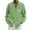 Mint Green@GC@, variant on CONZONE Mens Buttons Down Shirts Long Sleeve Cotton Linen Shirts For Men Solid Color Hawaii Lapel Soft Lightweight Tops