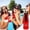 Red, variant on Lenkho Neoprene Beer Bottle Cooler Sleeve With Built-in Bottle Opener Zipper Insulated Bottle Cover For 330ml Standard Beer Bottles Outdoor Party Use