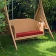thumbnail image 5 of BPS Outdoor Indoor Bench Cushion 46x18 Inch, Fade & Water-Resistant Pad, Red, 5 of 7