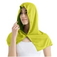 thumbnail image 2 of Bxaolu Cooling Hoodie Towel, Absorbent Quick-Drying Cooling Towels for Neck and Face, Sun Protection Cooling Neck Wraps Sport Head Cooling Towel in Hot Weather, Army Green, 2 of 6
