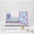 thumbnail image 2 of Bacati - Paisley Isabella 4-Piece Crib Bedding Set with Diaper Stacker - Lilac/Purple/Aqua Girls, 2 of 10