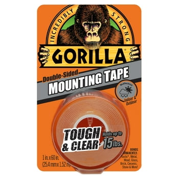 Gorilla Glue Gorilla Clear ing Tape Roll, 1" x 60"