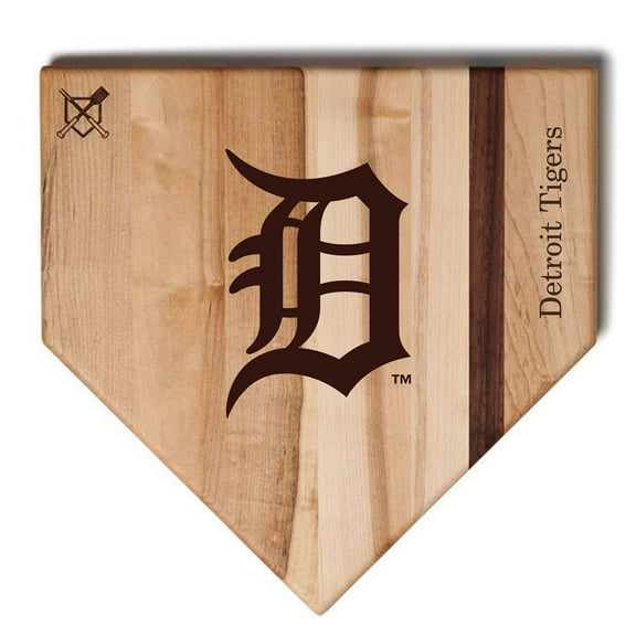 Baseball BBQ Detroit Tigers 17'' x 17'' Home Plate Cutting Board