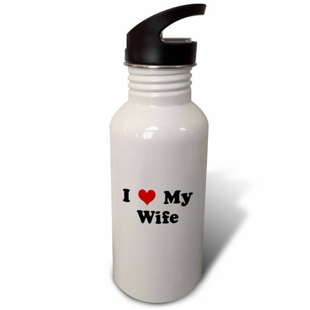

I Love My Wife 21 oz Sports Water Bottle wb-16584-1
