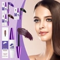 thumbnail image 5 of SDOHIG 5D Waterproof Fiber Mascara, Brown, Thick Curling and Volumizing, Longwear Defining Lashes, Opposite Caking, Flake-Free, for Women, 15g, 5 of 7