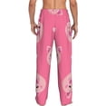 thumbnail image 3 of Xecao Cartoon Pigs and Hearts Men's Straight Lounge Pajama Pants: The Ultimate in Comfortable Sleepwear, 3 of 9