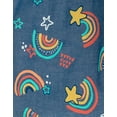 thumbnail image 2 of imagikids Rainbow Girls Button Down Chambray Dress Toddler to Big Kid Sizes, 2 of 4