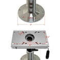 thumbnail image 2 of Goxfaca Boat Seat Pedestal Mount Adjustable Height Boat Seat Base Mount Seat Mount Plate with Slide Boat Chair Base Mounting Brackets Boat Seat Accessories thrifty, 2 of 9