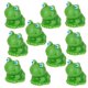 thumbnail image 3 of 2x 10Pcs Dollhouse Bonsai Artesanía Jardín Eye Frog, 3 of 8