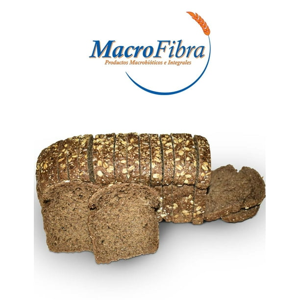Pan de Caja 5 Cereales Macrofibra Integral sin Azucar Vegano sin Lactosa Macrobiotico E Integral 3 Panes