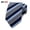 RU-I0, variant on Modern Classic Men's Necktie 1 Pack, Utilizing a Blended Silk Polyester Fabric with a Crisp Woven Jacquard Stripe Pattern, Ideal for Enhancing Professional Business Suits