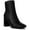 Black, variant on Sugar Womens Elly Faux Leather Dressy Ankle Boots