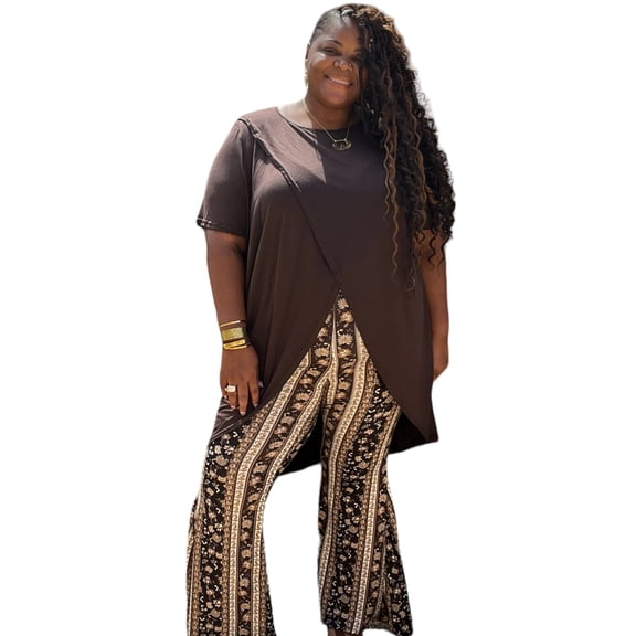 Women's Hi-Low Tulip Hem Top