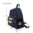 thumbnail image 3 of FORMRS School Backpack with Front Zippered Pocket 12" Student Travel Daypack, Orange Cat Planet, 3 of 6