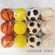 thumbnail image 1 of 跨境热卖解压63mm足球篮球pu球发泡压力球玩具pu减压海绵发泄网球as the picture大于720个起批价 Deng Xun unisex, 1 of 2