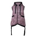 thumbnail image 2 of hirigin Women Drawstring Hooded Jacket Vest Fashion Solid Colour Zip Padded Coat Winter Warm Sleeveless Outwear with Hood Pocket Jackets, 2 of 4