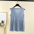 thumbnail image 5 of UPPADA Cotton Tank Top for Women Solid Color Basic Sleeveless Tank Shirt Soft Cotton Rib Tank Tops Casual Dressy Yoga Tops,Tank Top for Women Light Blue,XXL, 5 of 7