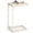 White, variant on VASAGLE C-Shaped End Table, Small Side Table for Couch, Sofa Table with Metal Frame for Living Room, Bedroom, Bedside, Rustic Brown and Black