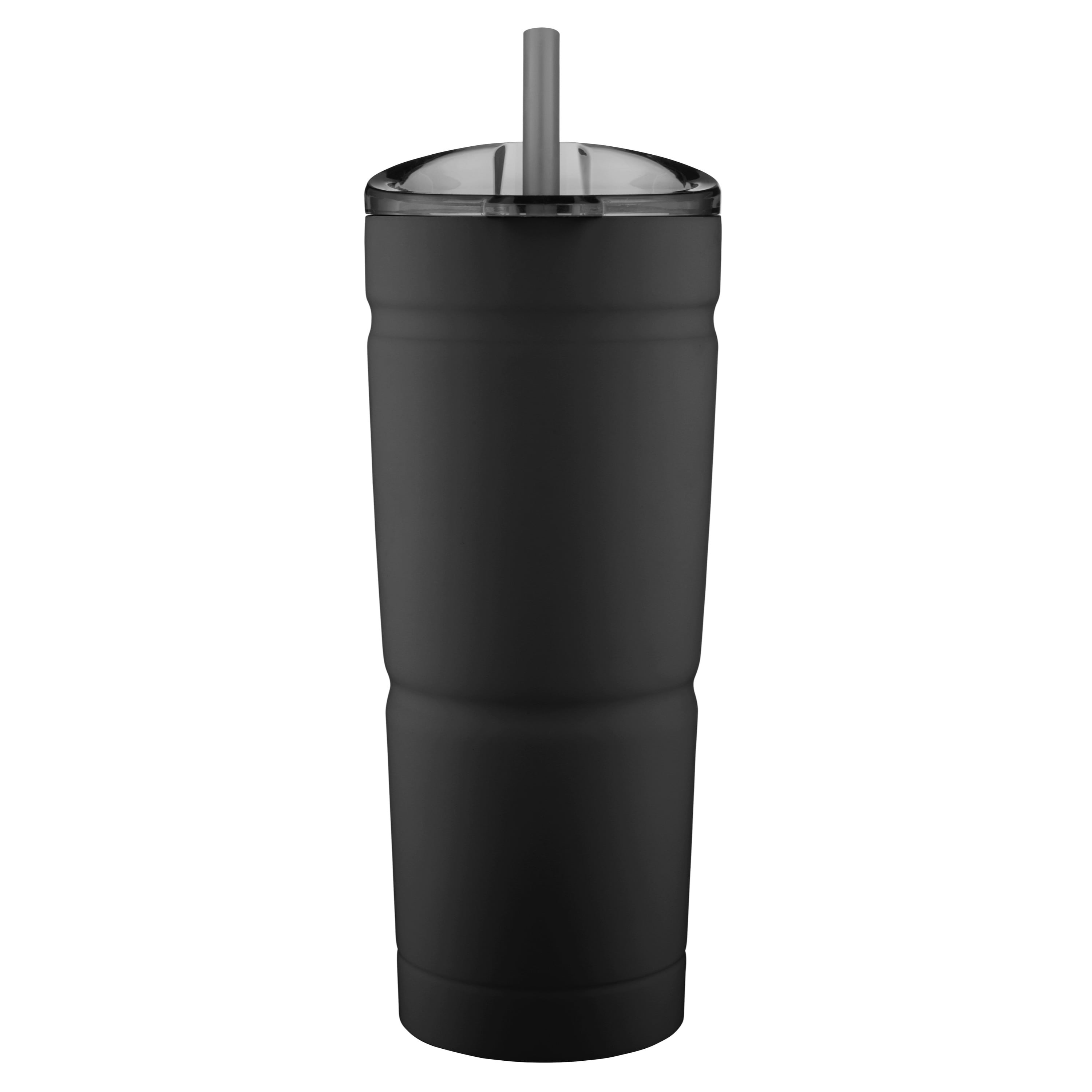 Personalized Tumbler Color BLACK Custom Cup With Straw & Lid Personalized  Gift Matte Stainless Steel Bubba Brand 24 Fl Oz 