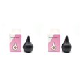 thumbnail image 2 of Redempat Facial Oil Absorbing Roller Stone Control Removal Stick Ball Portable Forehead Handheld Absorption Remover Black 2Set, 2 of 6