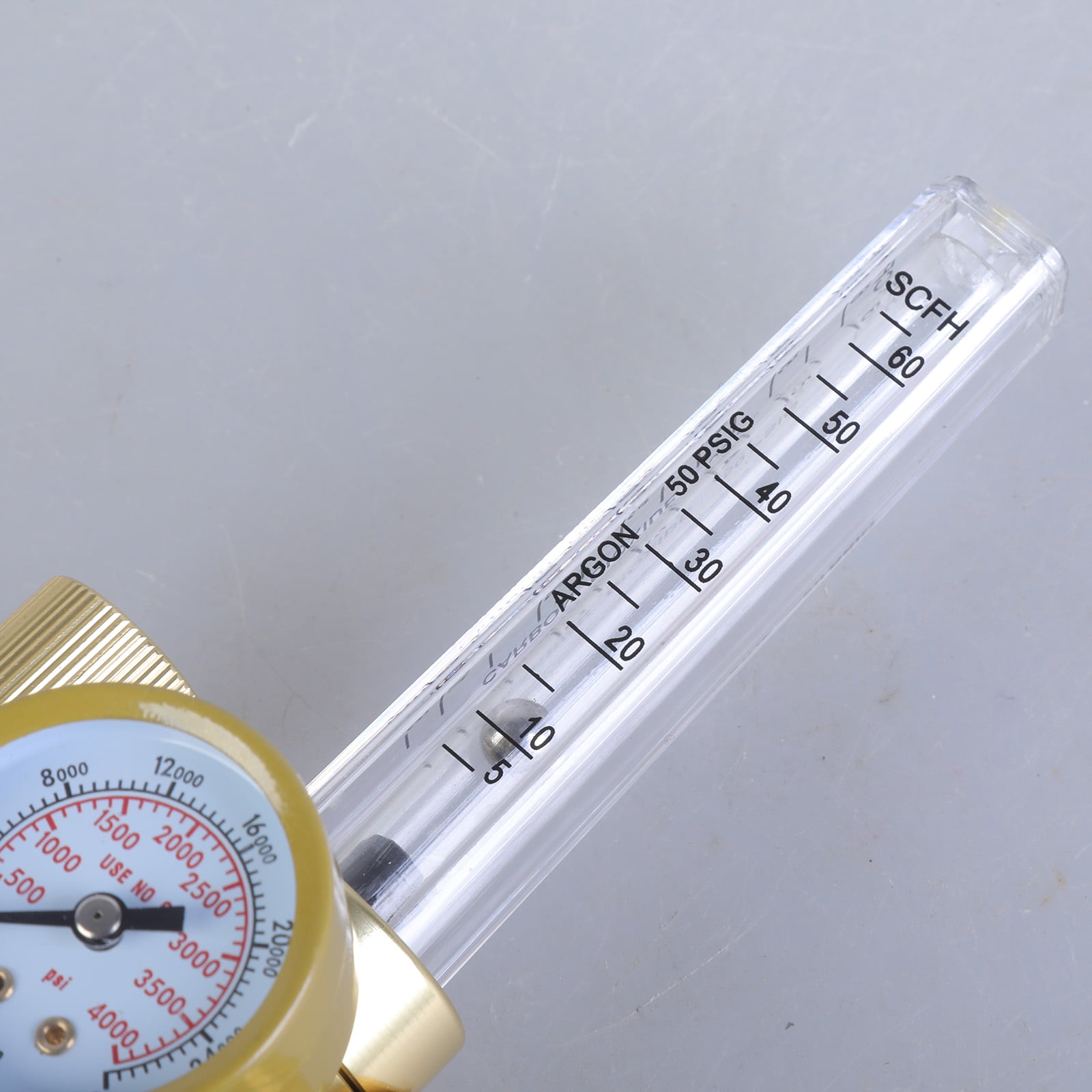 Brass Argon Flows Meter Regulator Fit for Stable Tig Welding Applications Automotive Repair Professional Welders