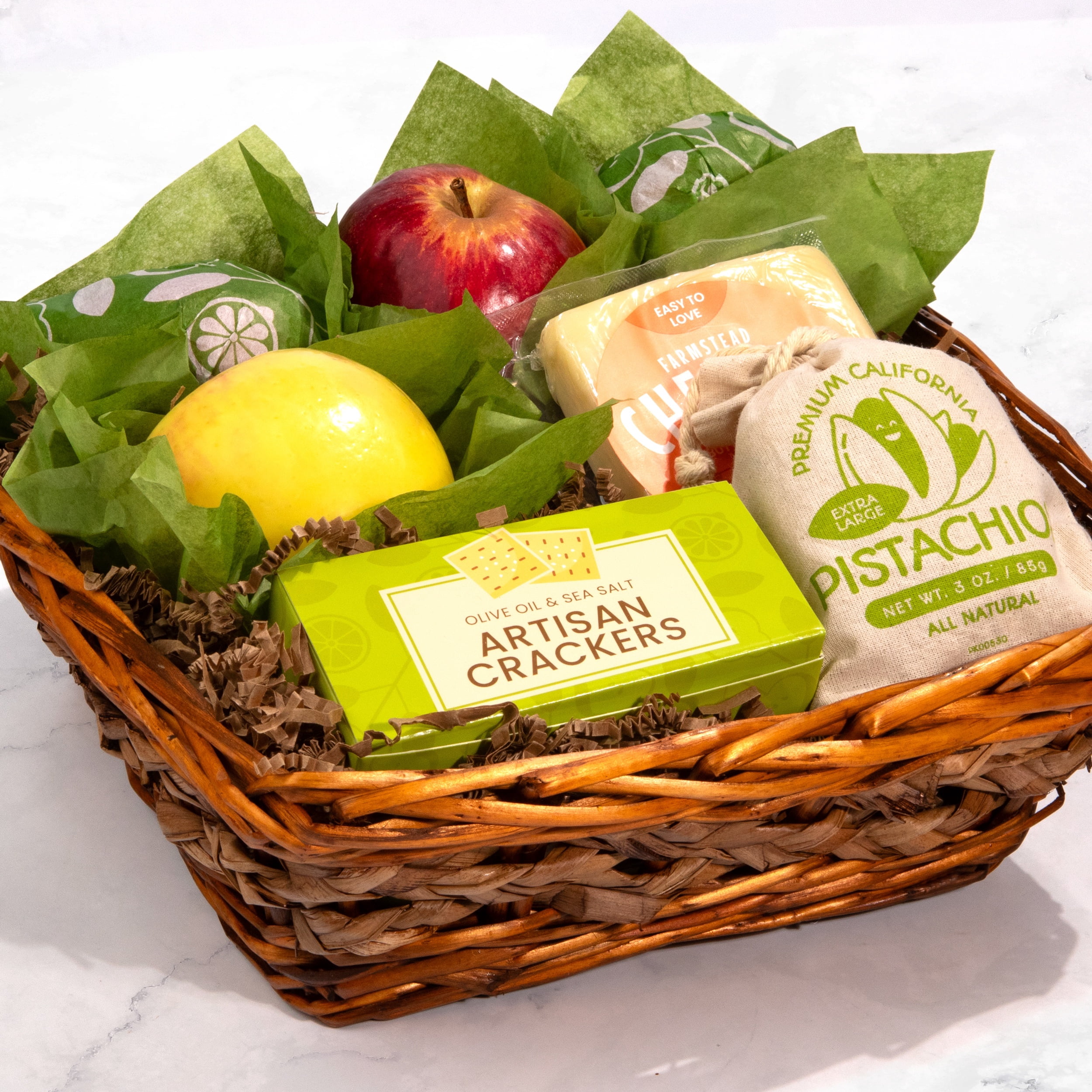 Golden State Fruit Fruit, Nut & Cheese Gift Basket
