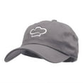 thumbnail image 2 of The Chef Hat Helmet Embroidered Washed Cap - Grey OSFM, 2 of 5