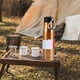 thumbnail image 1 of Botella de agua deportiva con aislamiento de acero inoxidable | Termo de gran capacidad | Taza térmica de doble pared con tapa con cordón | Hervidor para actividades al aire libre, montañismo,, 1 of 5