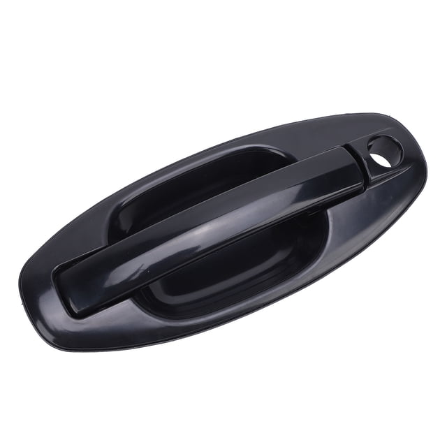 Poignée de Porte Extérieure Noire Prise Confortable Résistante à l'Abrasion pour Santa Fe 2001-2006