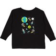 thumbnail image 3 of Inktastic Space Rocket Future Astronaut Boys or Girls Long Sleeve Toddler T-Shirt, 3 of 5