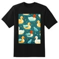thumbnail image 2 of Plus Size Shirt for Women Black Tops for Women Oversized Short Sleeves Shirt for Women Duck T Shirt Crewneck Shirt for Women XL, 2 of 5