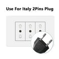 thumbnail image 3 of White Italy Chile Outlet with USB Smart Type-c Fast Charging,Dual USB Wall Socket Chile Plugs Plastic Panel Light Switch Sat TV, 3 of 5