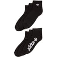 thumbnail image 5 of adidas Men's Originals Quarter Ankle Socks, 6 Pairs, (Shoe Size 6-12) (Black), 5 of 5