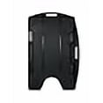 thumbnail image 2 of 5 Pack - Specialist ID Black Dual Card ID Badge Holder - Holds 2 Cards - Rigid Hard Plastic - Double Sided Card Holder for Horizontal or Vertical Badges - Open Face Design, 2 of 4