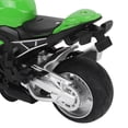 thumbnail image 2 of Nieyigj Kids Pull Back Motorcycle Toy with Sound and Light Effects High Simulation Alloy Motorcycle Display Model for Boys Girls Birthday Gift Green 5.7 Inches / 14.5 cm, 2 of 6