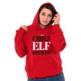 thumbnail image 4 of Xmas Chief Elf Officer Santa Helper Unisex Plus Fleece Graphic Hoodie Brisco Brands 2X, 4 of 5