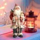 thumbnail image 5 of Estatua de Papá Noel, muñeco de nieve, figura navideña de pie, colección de muñecos Oso de abrazo de 45 cm, 5 of 8