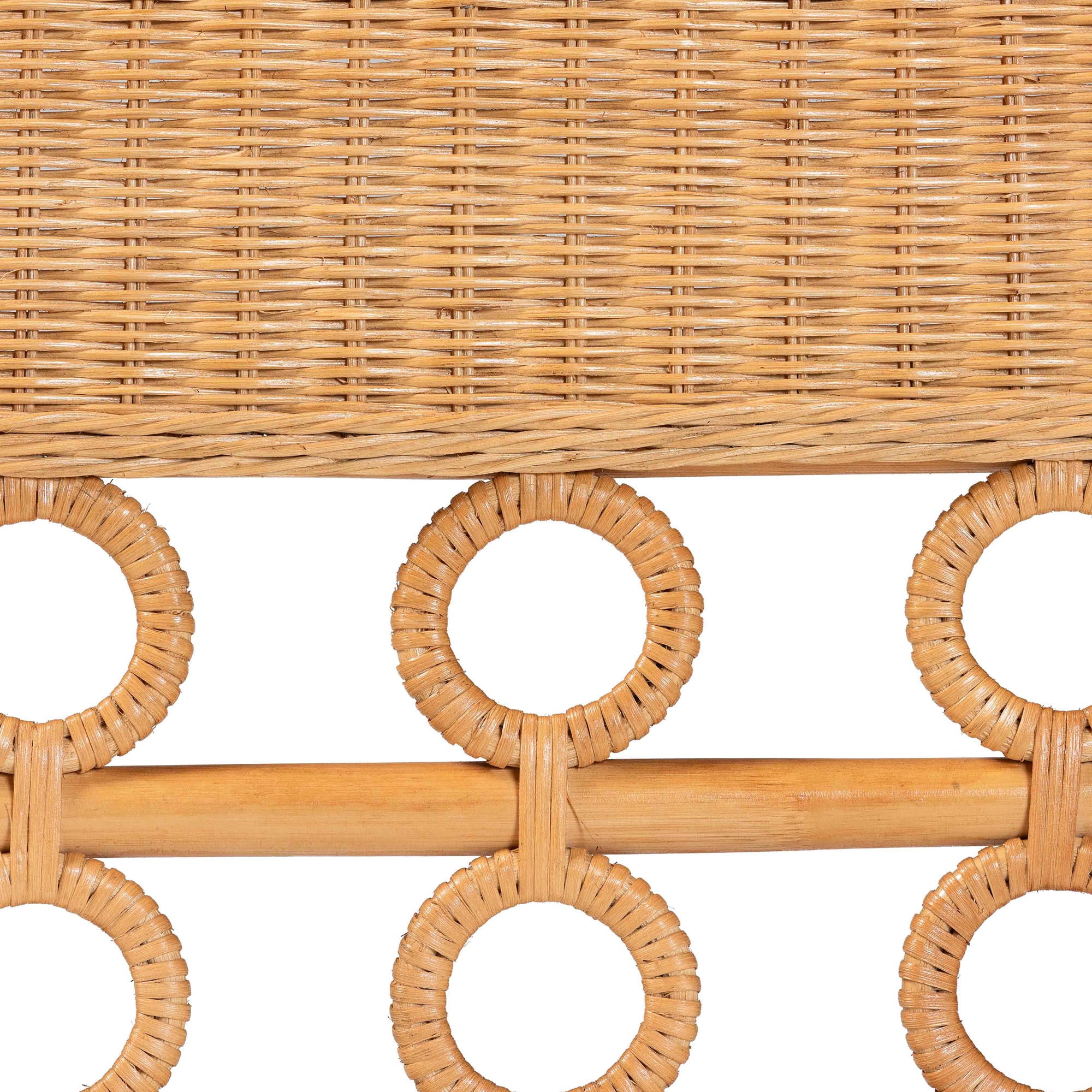 bali & pari Oxford Boho Dining Nook Setk Bench Set, 2-Piece, Light Honey